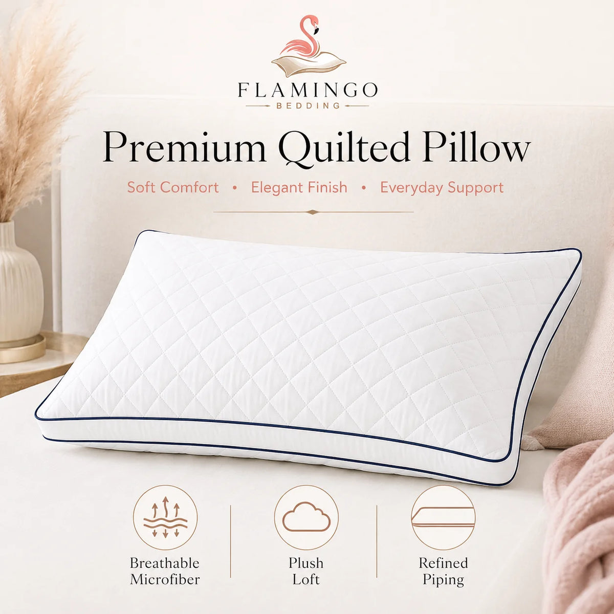 Premium Quilted Pillow