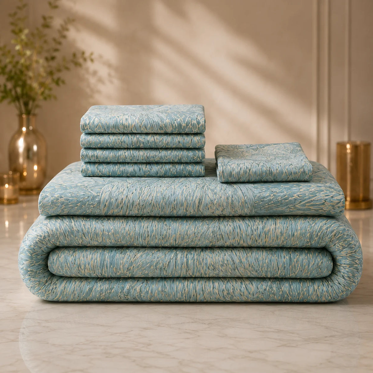 Oasis 7 Pcs Comforter Set